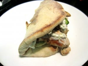 chicken pita