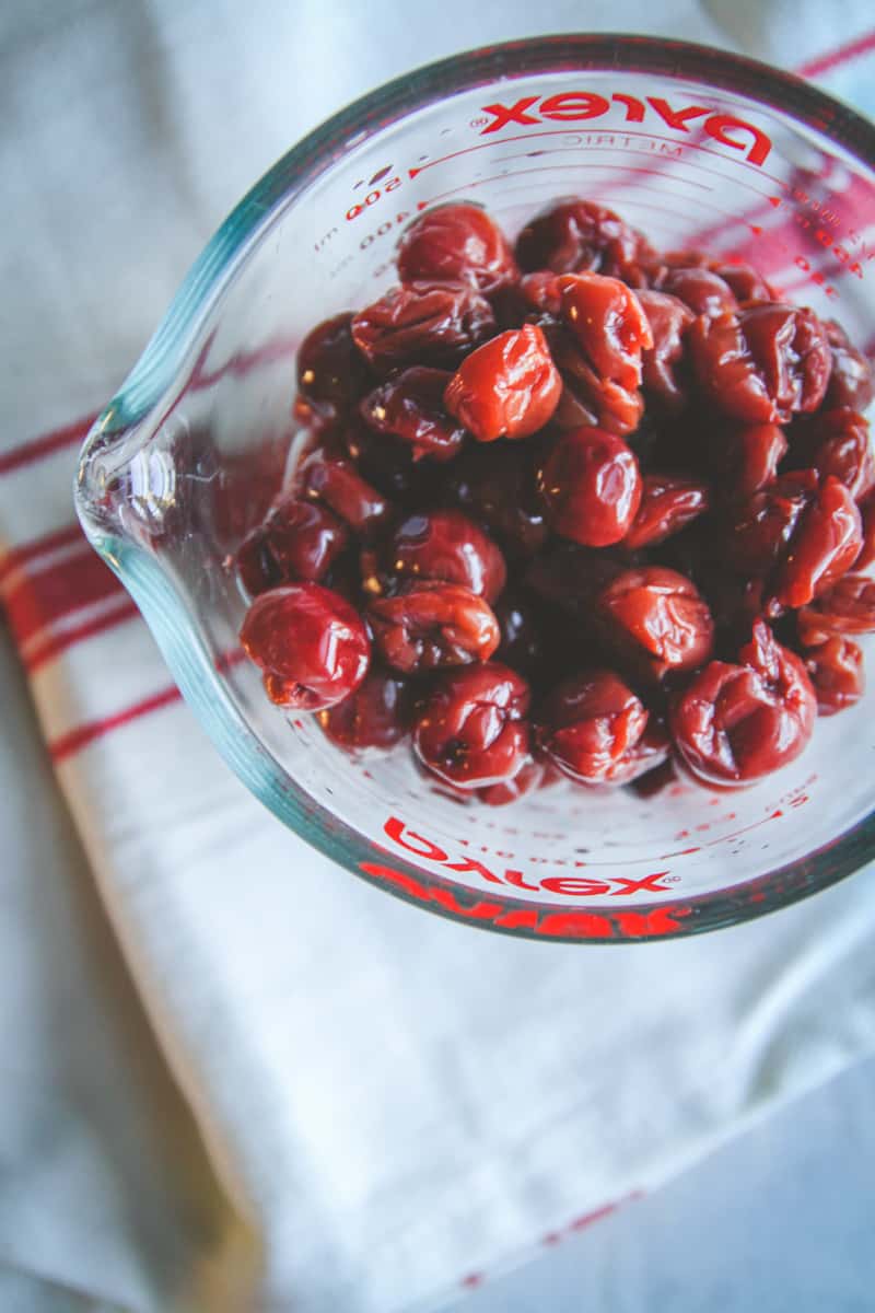 The most delicious fresh tart cherries