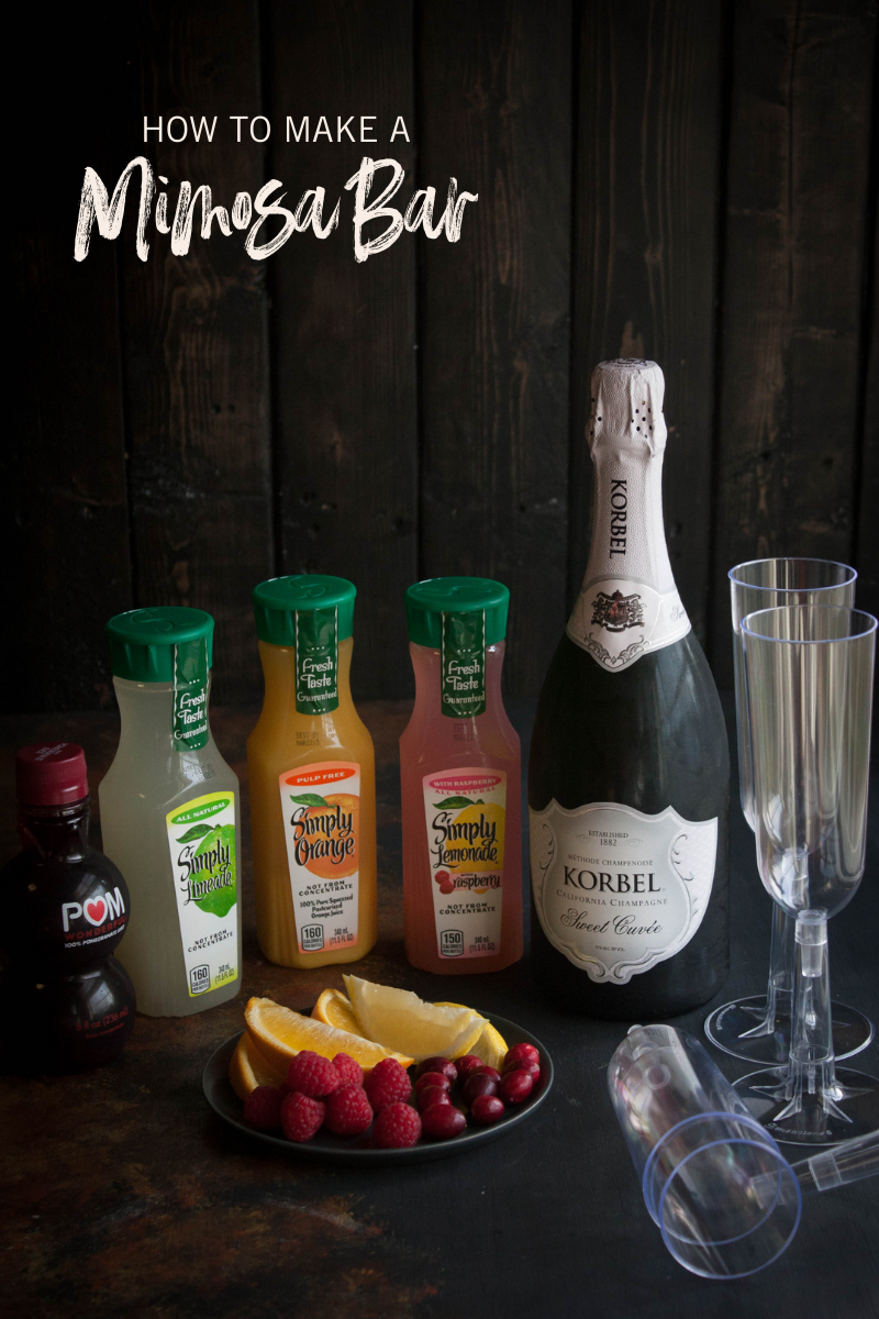 How to Set Up a Mimosa Bar