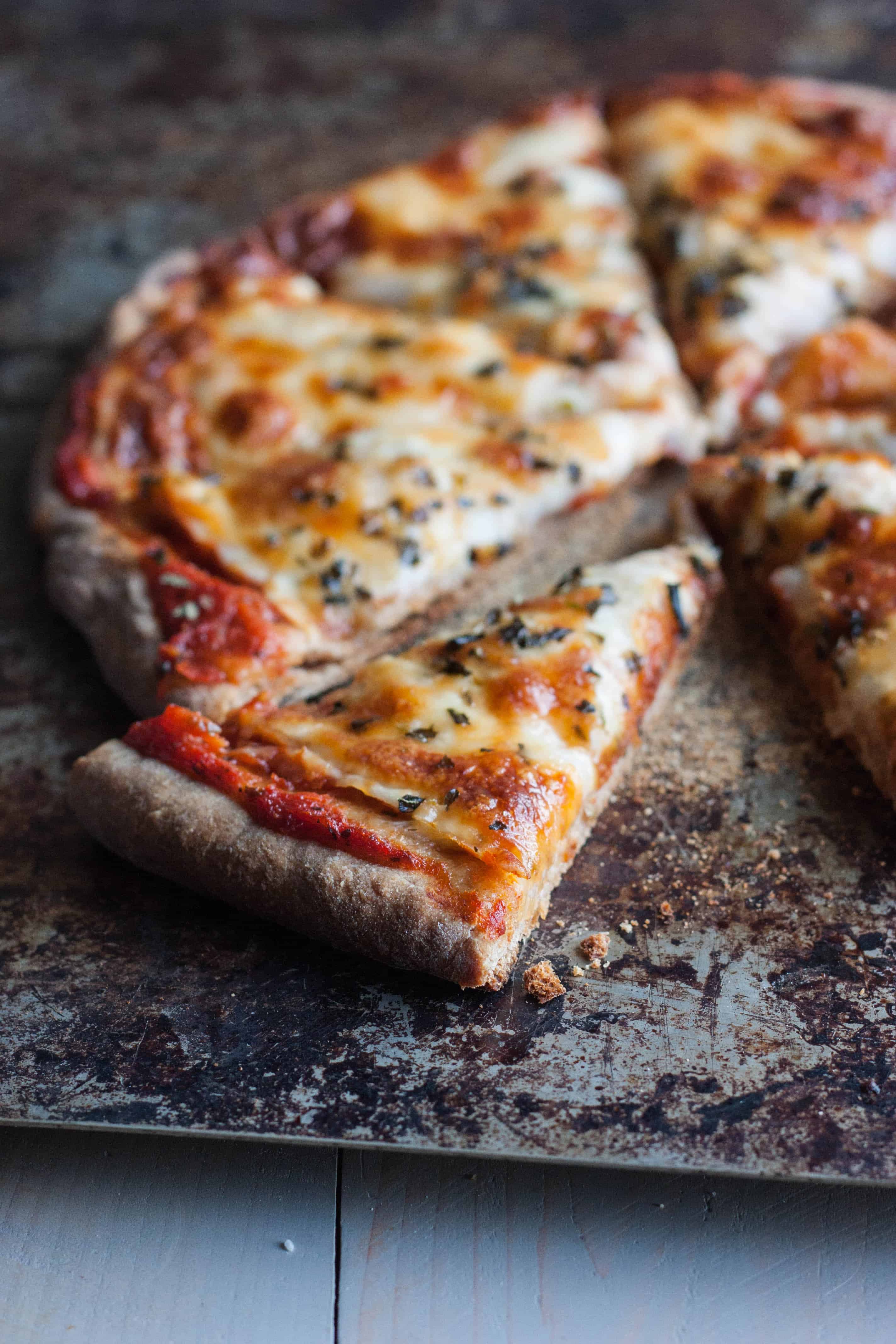 Whole-Wheat Deep Dish Pizza » 100 Days of Real Food