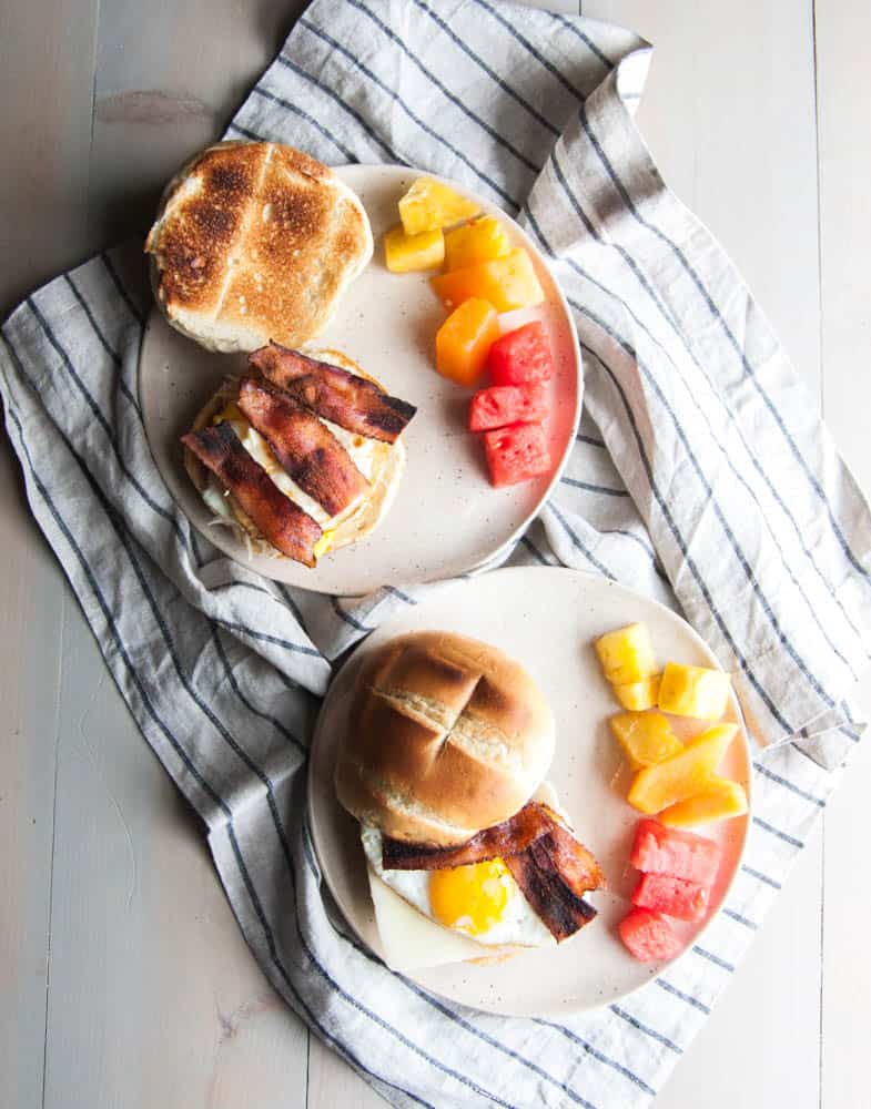 The best and super easy breakfast sandwiches