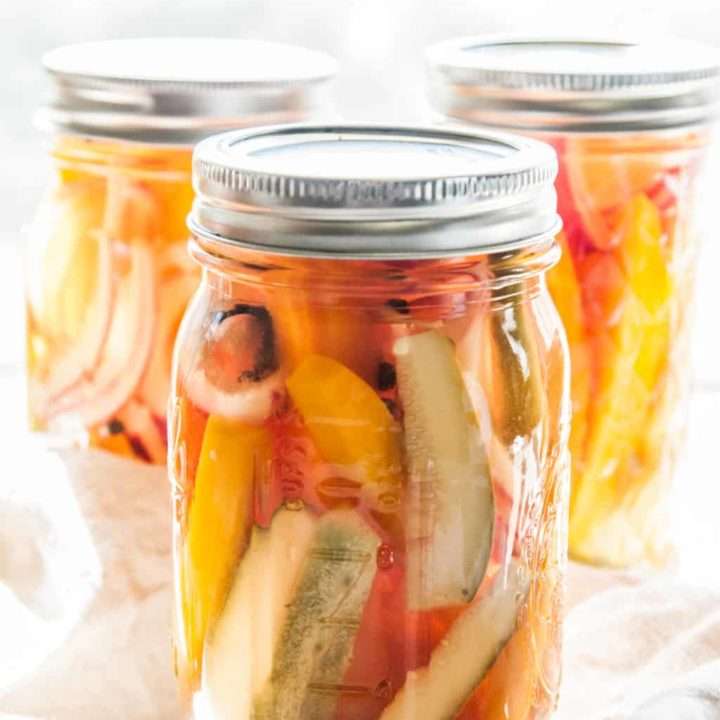 Quick Pickled Asian Vegetables - Sweetphi