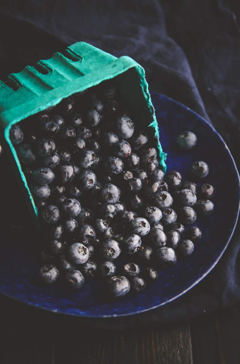 Blueberries from the farmers market