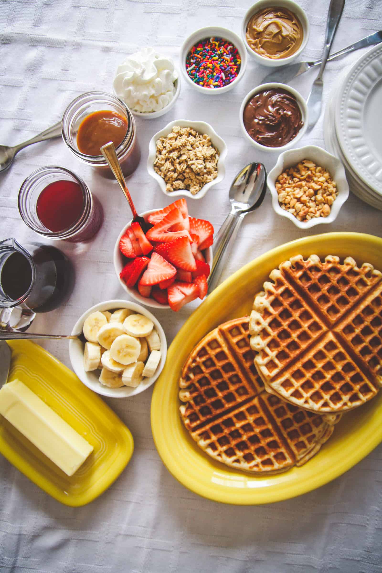 Brunch Party Ideas - Waffle and Pancake Bar! 