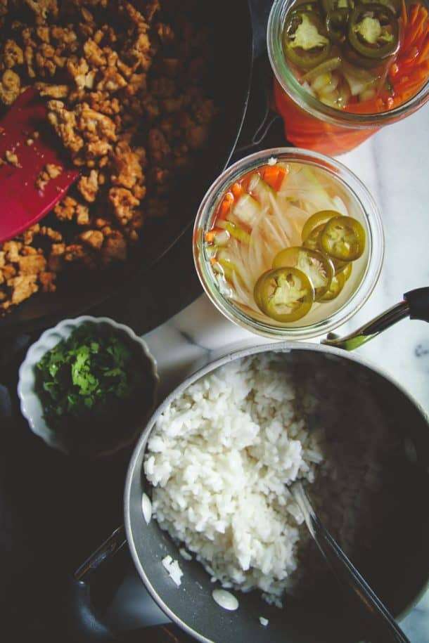 Asian Ground Turkey and Rice Bowls Recipe Sweetphi