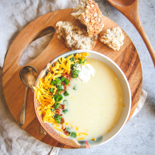 The Best Healthy Instant Pot Baked Potato Soup Recipe