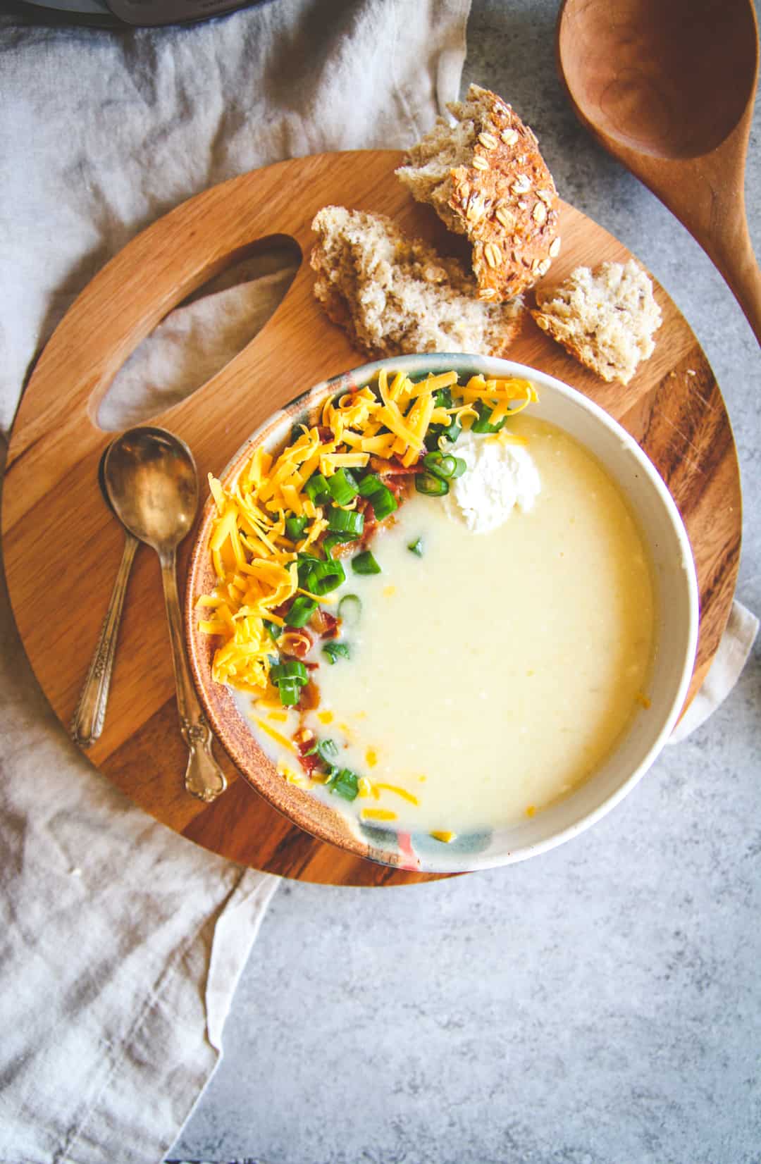 The best healthy instant pot baked potato soup recipe 