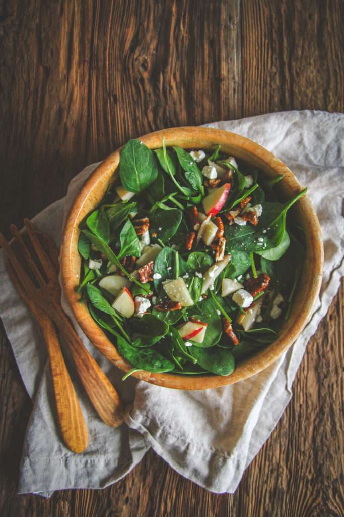 Spinach Salad and Dressing Recipe - Sweetphi