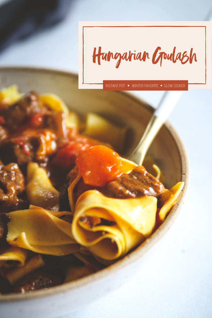 Hungarian beef 2024 goulash instant pot