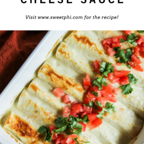 Enchiladas with Cheese Sauce