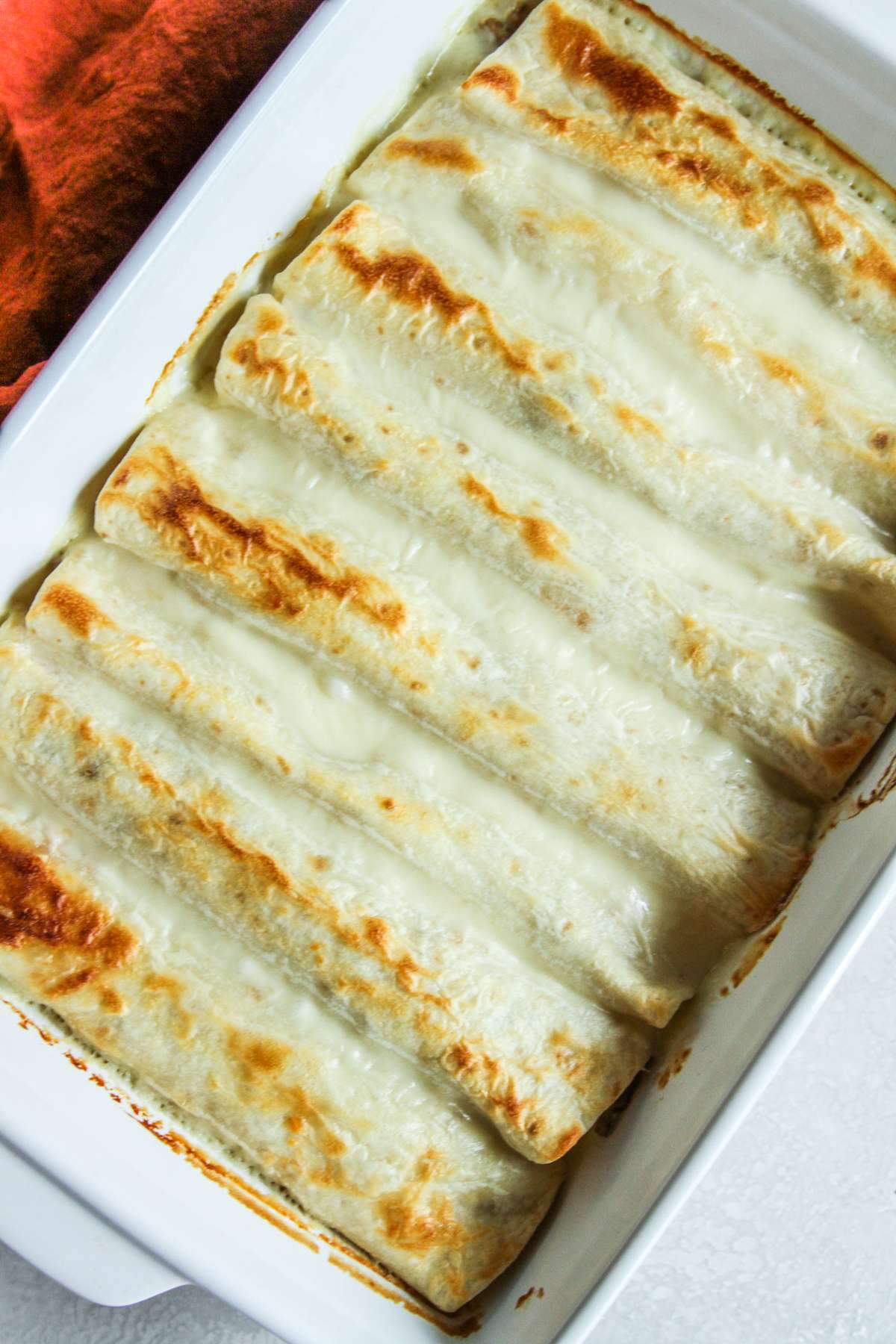 Enchiladas with cheese sauce, cheese sauce enchiladas, how to make enchiladas with cheese sauce, ground turkey enchiladas