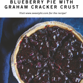 5 Ingredient Blueberry Pie With Graham Cracker Crust