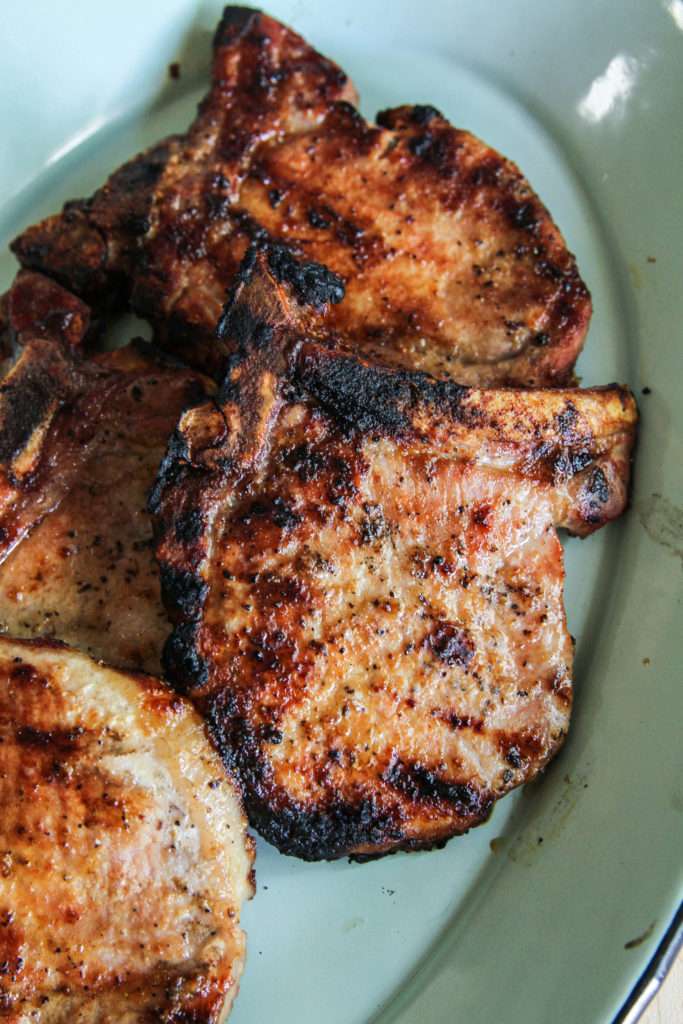 The most delicious pork chops with homemade seasoning