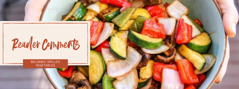 Balsamic grilled vegetables