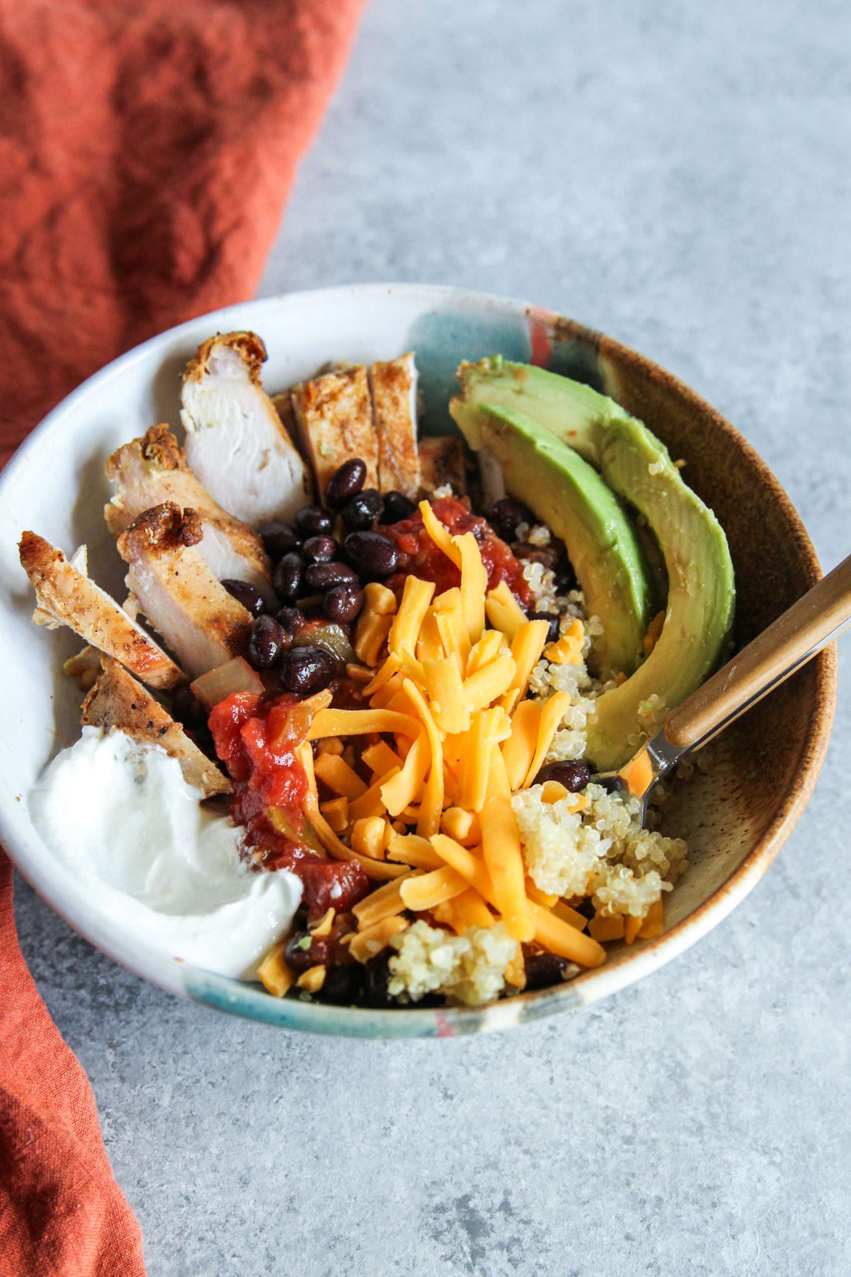 How to make the most delicious Mexican chicken and quinoa bowls