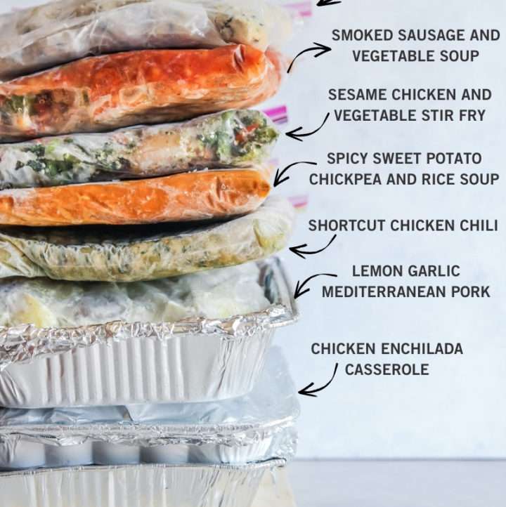 5 of the Best Freezer Meals (no pre cooking required, just prep and