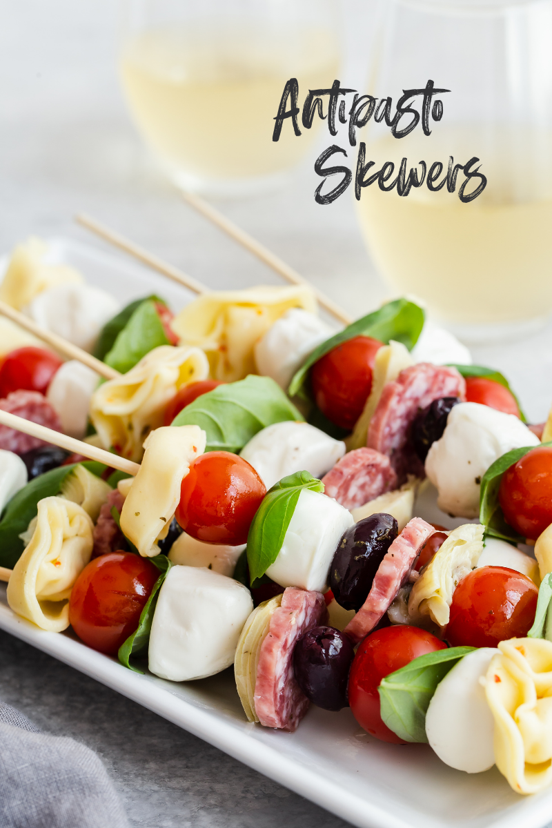 Easy Antipasto Skewers Appetizer