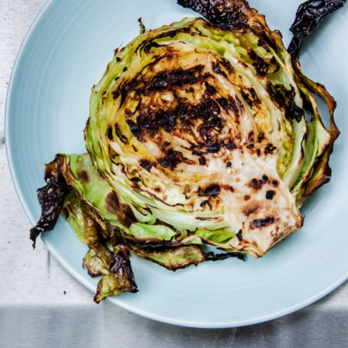 Grilled cabbage steaks sale on gas grill