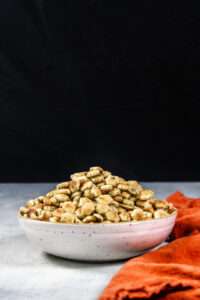 oyster crackers in shallow bowl