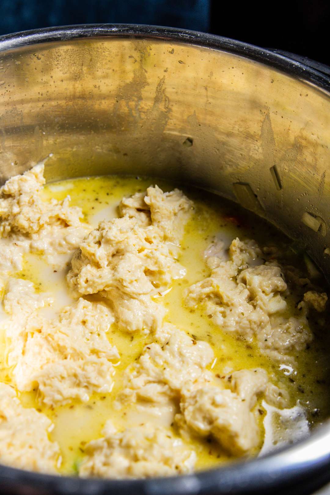 Dumplings in soup in Instant Pot