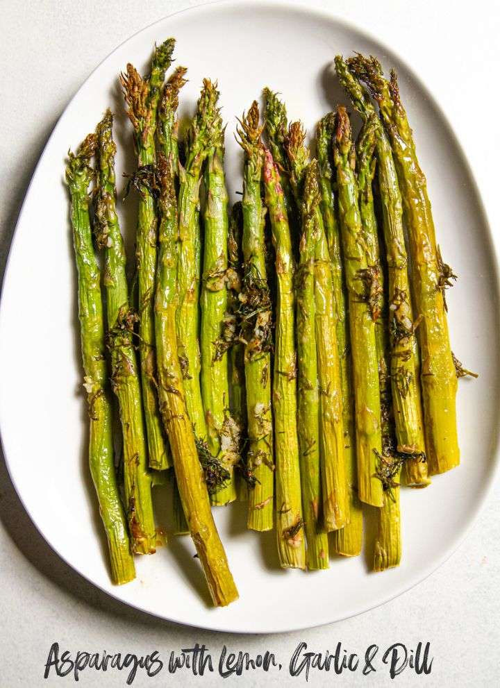 Asparagus with lemon, garlic, and dill - Sweetphi