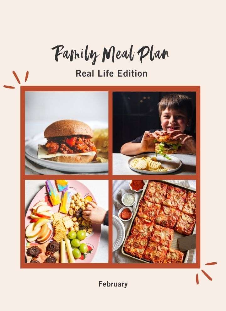Family meal plan - real life edition