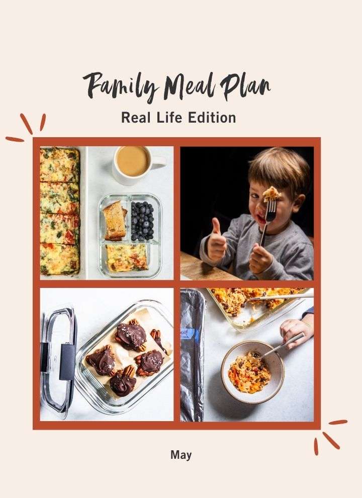 Family meal plan - real life edition
